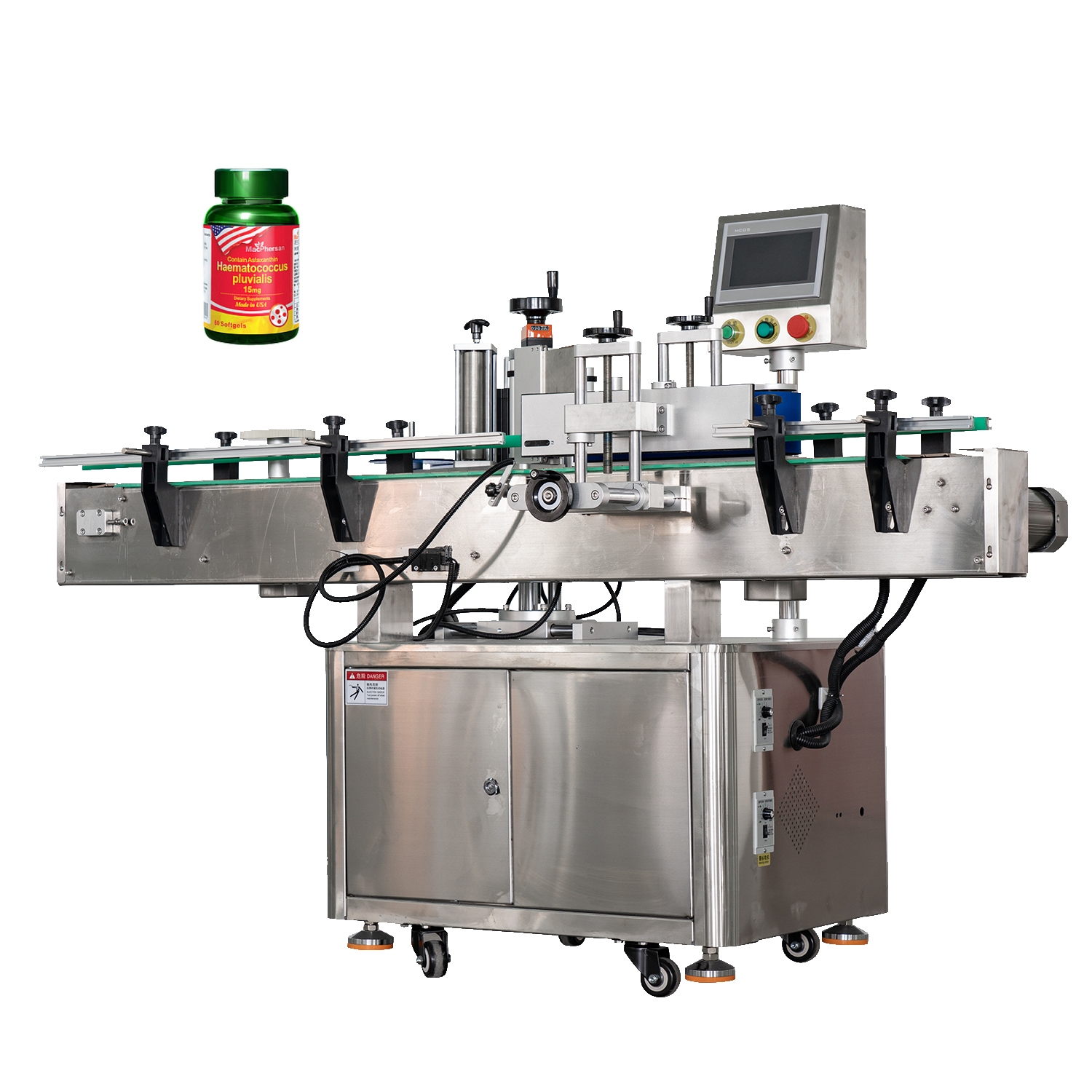 Automatic Bottles Labeling Machine Desktop Glass Bottle Labeling Machine for Jar Square Bottle