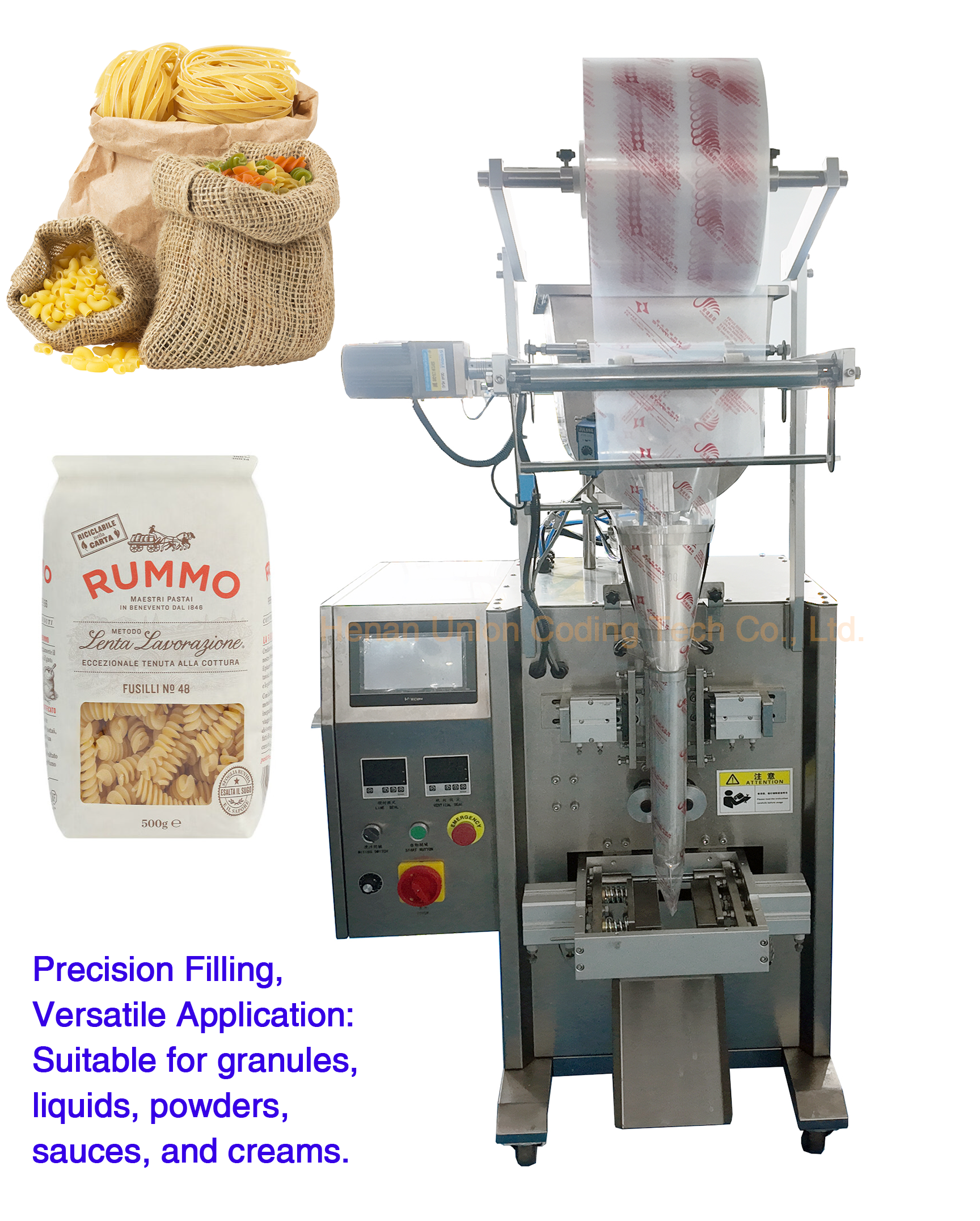 Multi-Function  Macaroni Packaging Confectionery Dry Fruit Nut Grain Doypack 5-25Kg  Packing Machine