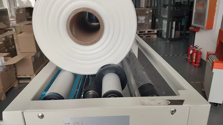 egg shrink wrapping machine auto sealing cutting heat shrink wrap packing automatic shrink wrapping tunnel machine-18