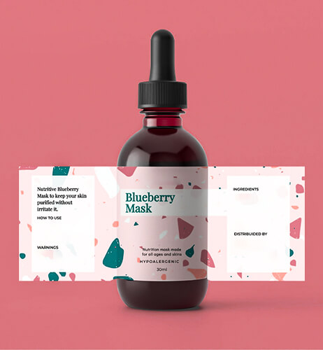  Skin Care Make up Waterproof Custom Roll Hologram Gold Silver Foil Stamping UV Printed Pharmaceutical Medicine Drug Perfume Cosmetic Self Adhesive Sticker Label