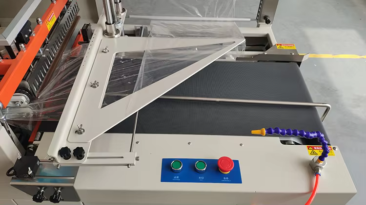 egg shrink wrapping machine auto sealing cutting heat shrink wrap packing automatic shrink wrapping tunnel machine-17