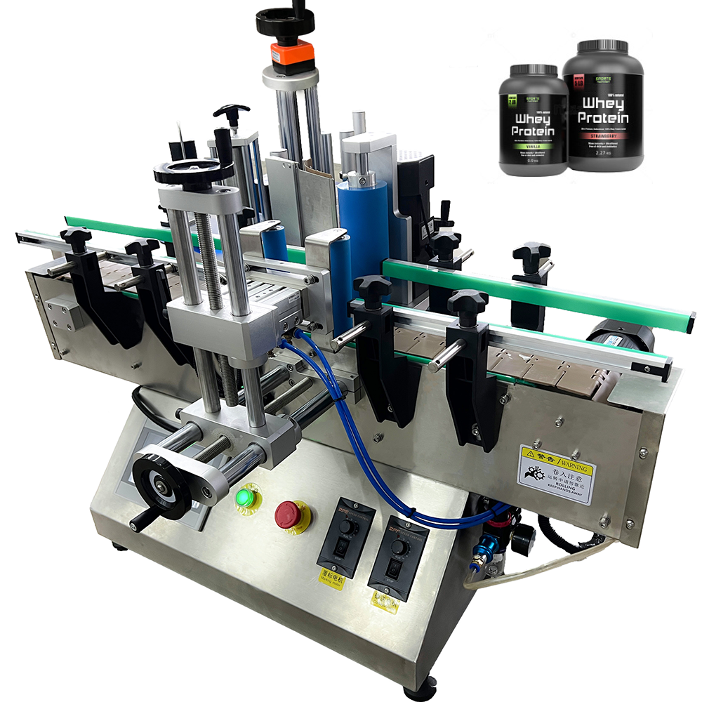 Tabletop Round Bottle Labeling Machine Small Automatic Labeling Machine