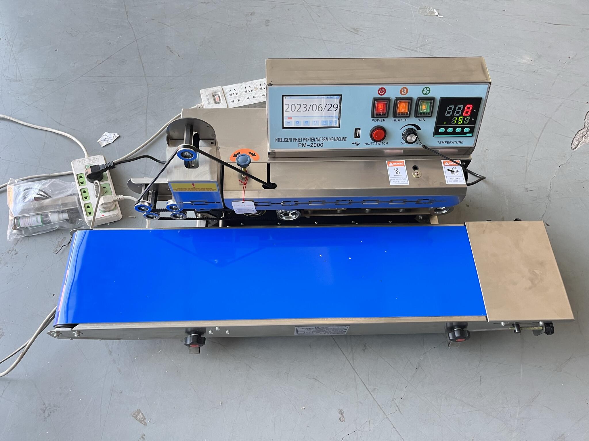 automatic inkjet printing and sealing machine