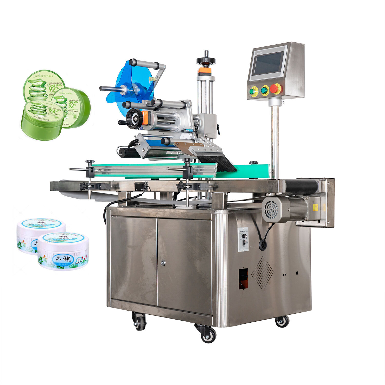 Automatic Labeling Machine for Flat Surface Card Sticker Labeling Machine