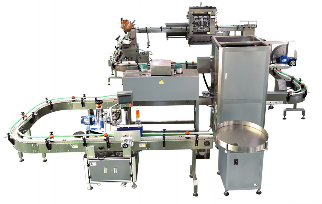 Full-Automatic Honey Filling and Labeling Production Line