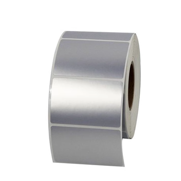 Matte Metallic Silver Adhesive Label Sheets - Easy Peel & Stick for Daily Use