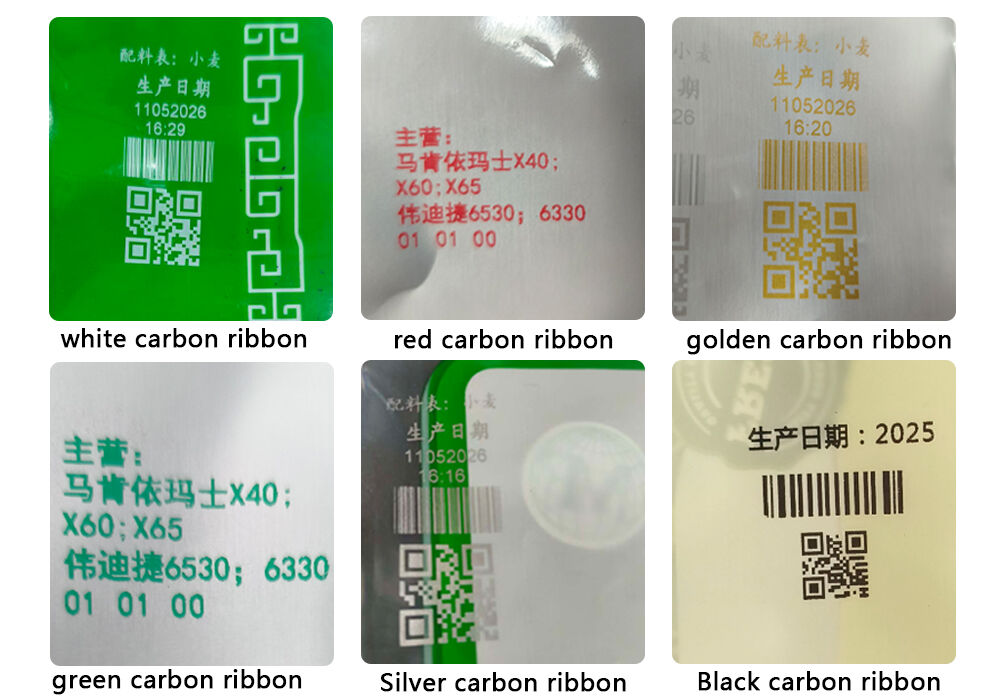 6-Color TTO Thermal Transfer Ribbons with Real Printing Effect