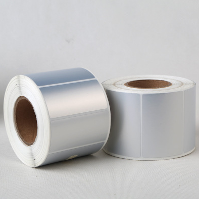 Páipéar Lipéid Airgid Matúil Leithne - Bileoga Feadánacha Airgeadaigh do Thaispeántas Amuigh/Isteach