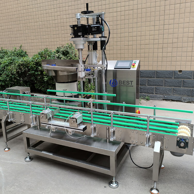 Dual-head Liquid Weighing Filling and Automatic Capping Line factory