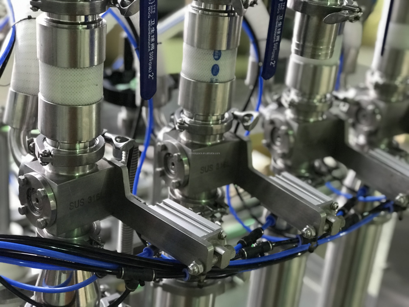 Remplisseuse à piston 4 têtes Green Technology : une solution d'emballage écologique