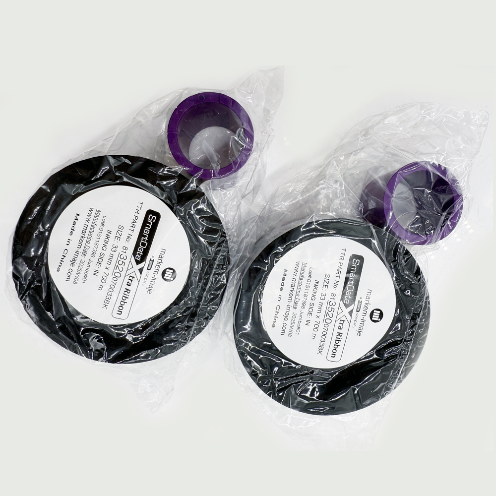 Markem Imaje Printer Wax Resin Black 33*500 55*700 Black TTO Transfer Printer Ribbon