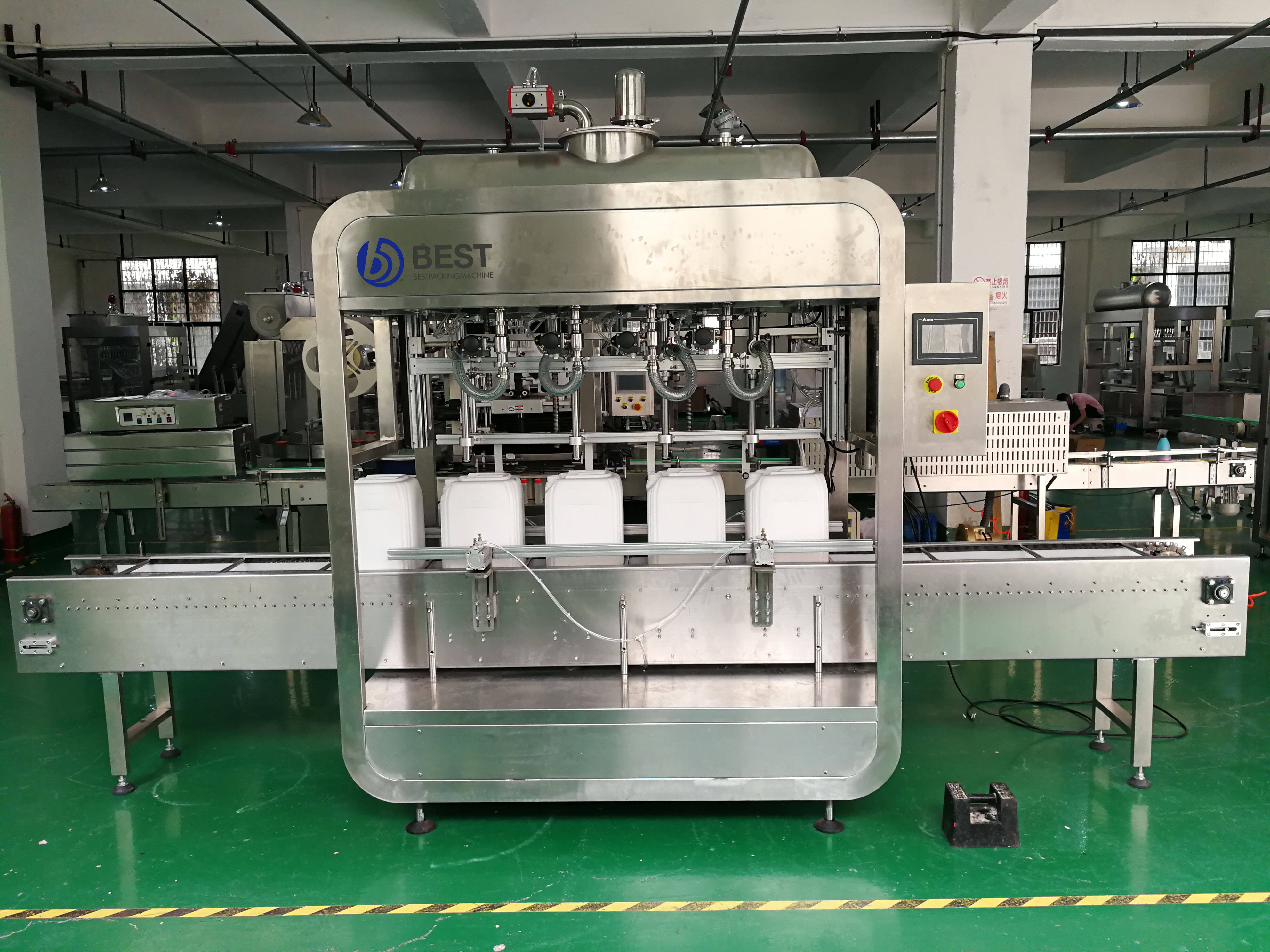 Multi-Head Liquid Weighing Filling Machine