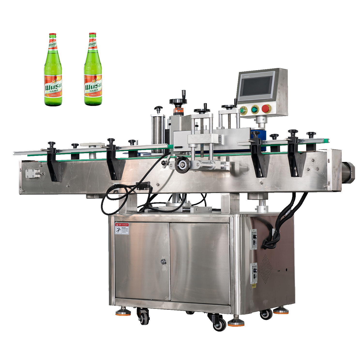  Fully Automatic Round Bottle Positioning Labeling Machine Label Stick Machine
