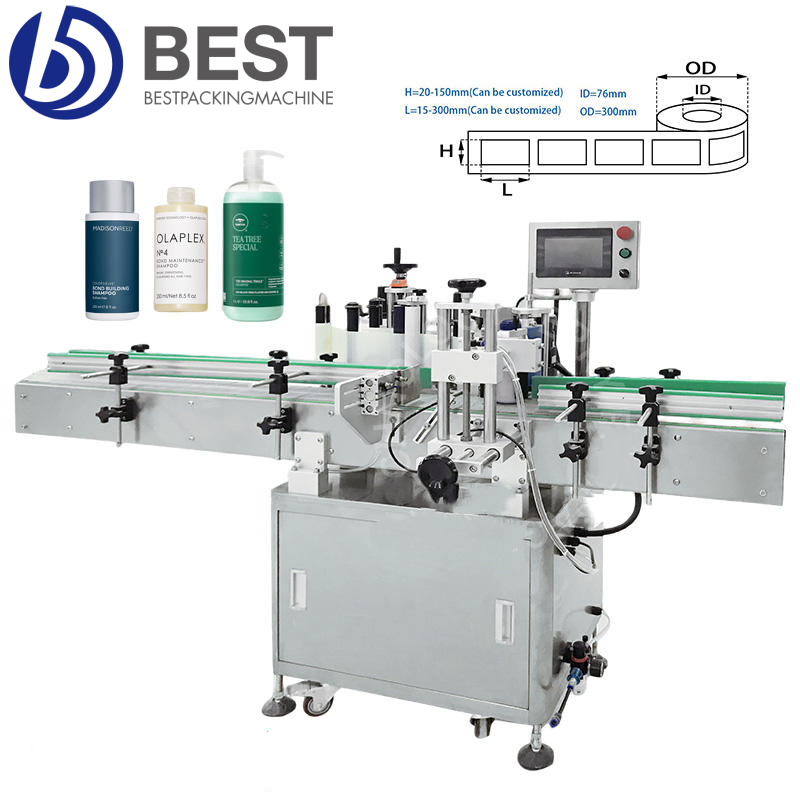 Precision Automatic Cylindrical Bottle Positioning Labeler: Exact Alignment