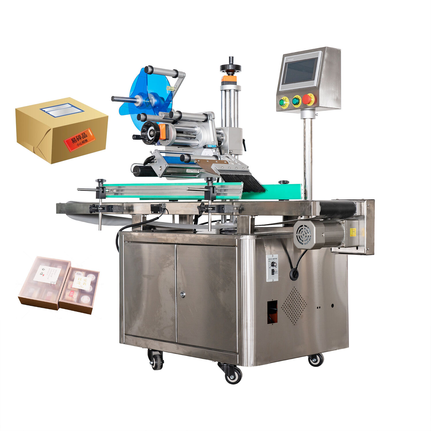 Automatic Flat Surface Box Labeling Machine