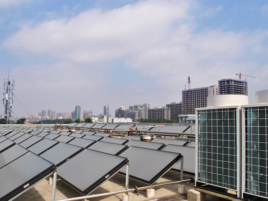 Efficient Sidite Heat Pump Hot Water System Supports Kaiser Bio Group.