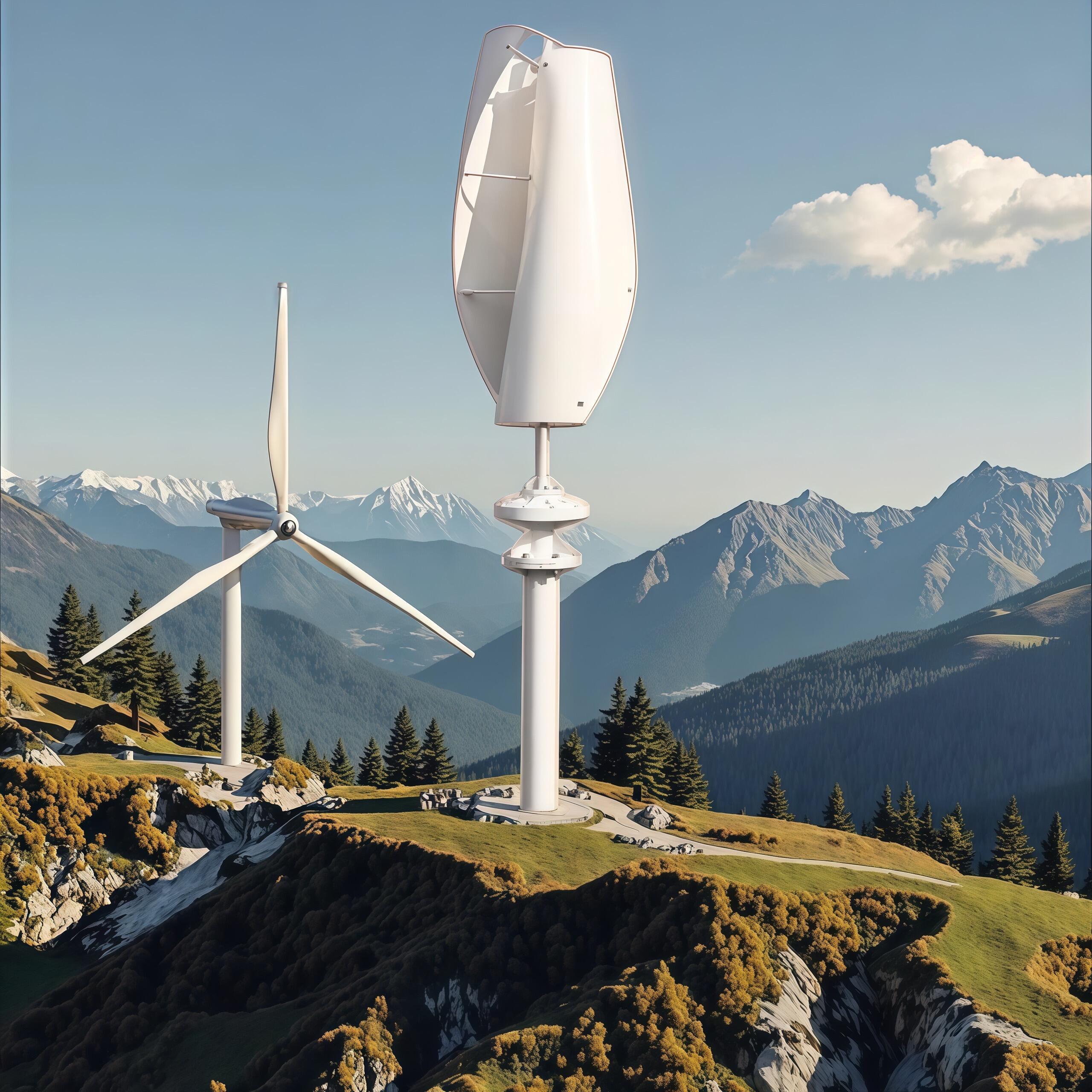 Wind Turbines Capture the Wind, Power Your World