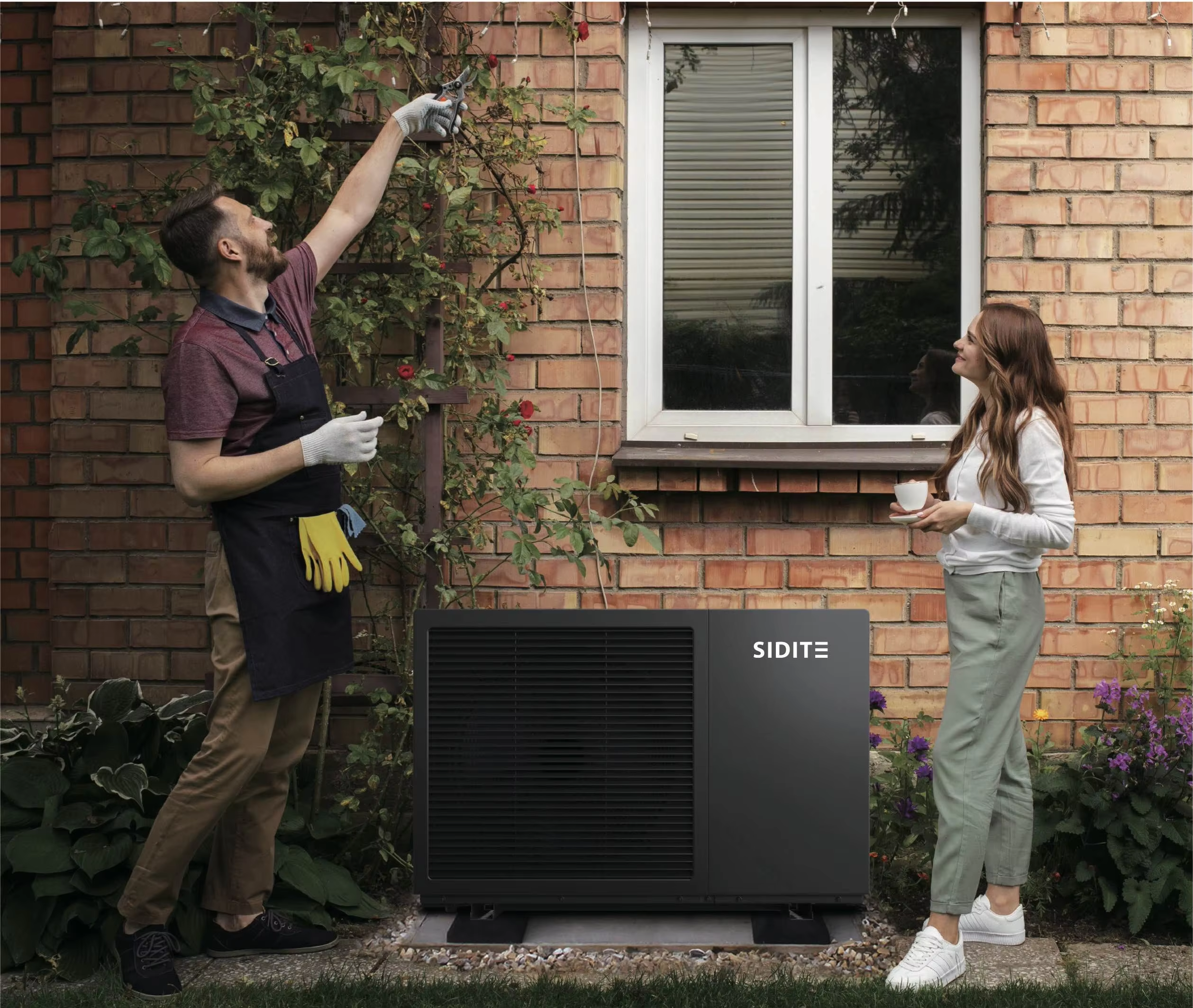 Onze hoog-efficiënte warmtepomp: COP tot 5,0 voor gebruik in alle seizoenen