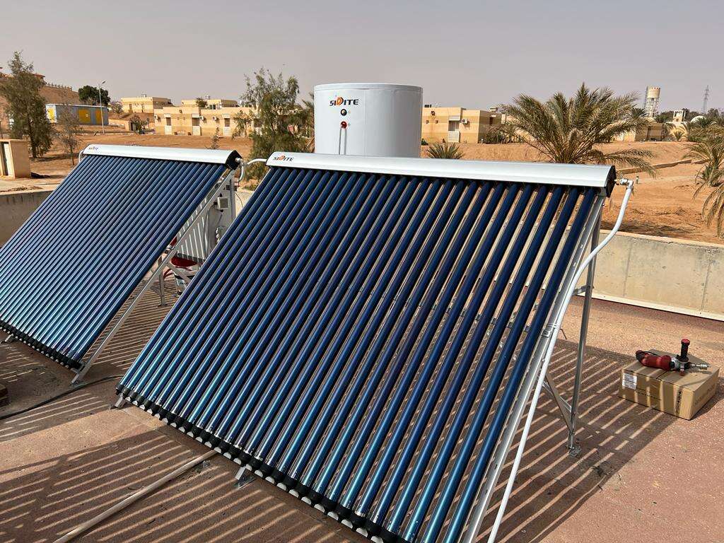 Specific steps in the usage of solar water heaters