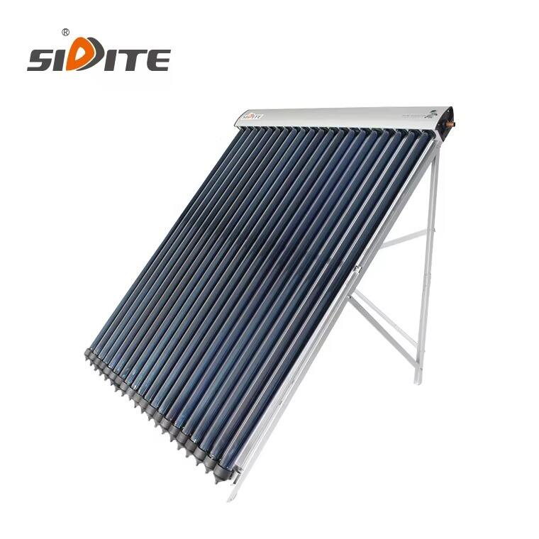 SC-HD Solar Collector Twin-Glass Vacuum Tubes Red Copper Heat Pipe Low -35°C Temp Resistance High Freestanding Outdoor details