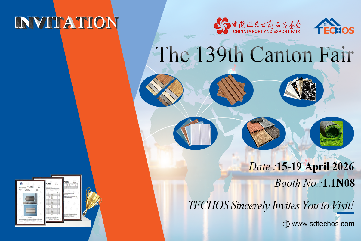 Techos at the 139th Canton Fair: 2026 Bestseller Decorative Materials