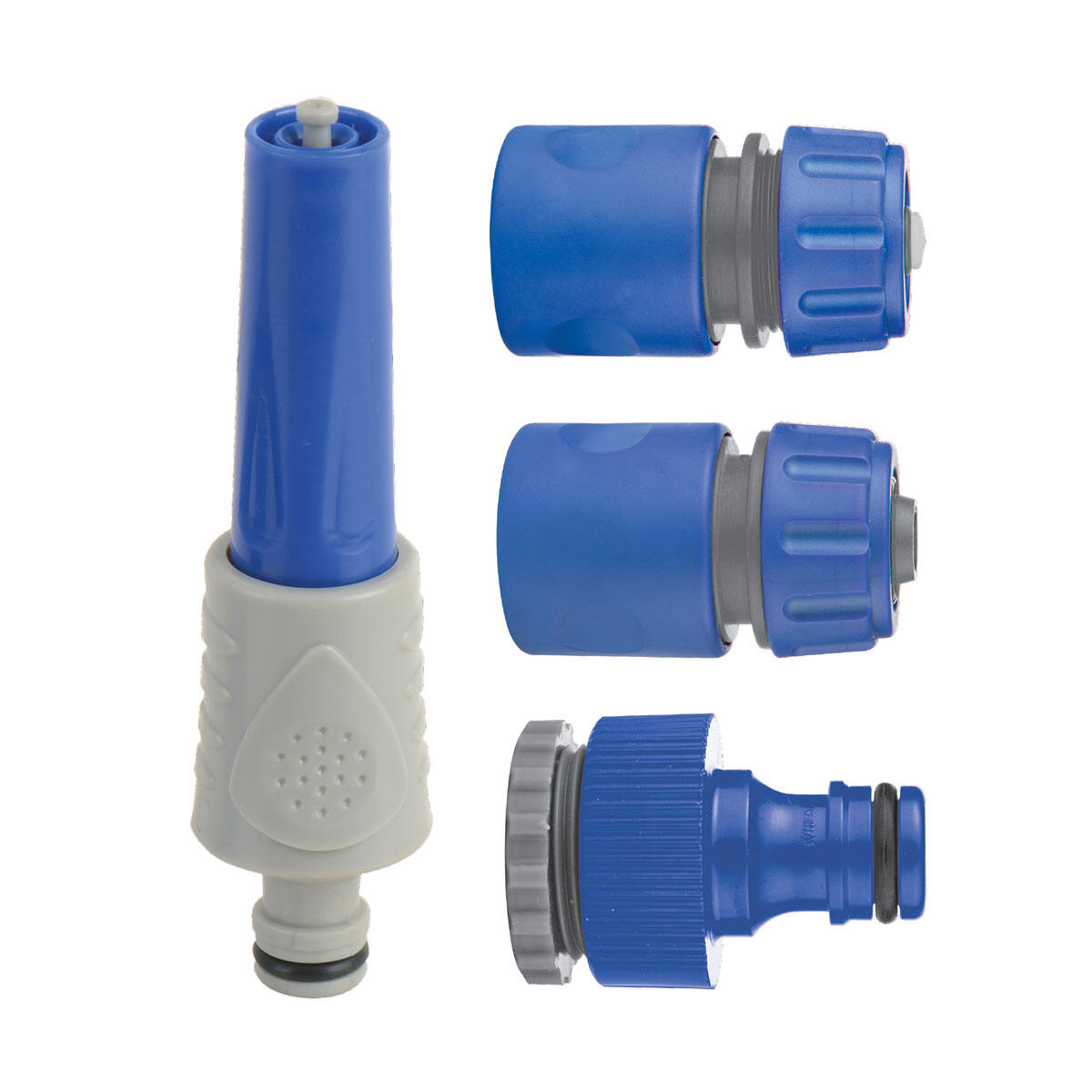 ensemble de base de flexible en plastique 1/2'' & 5/8'' 4 pièces (YL27015)