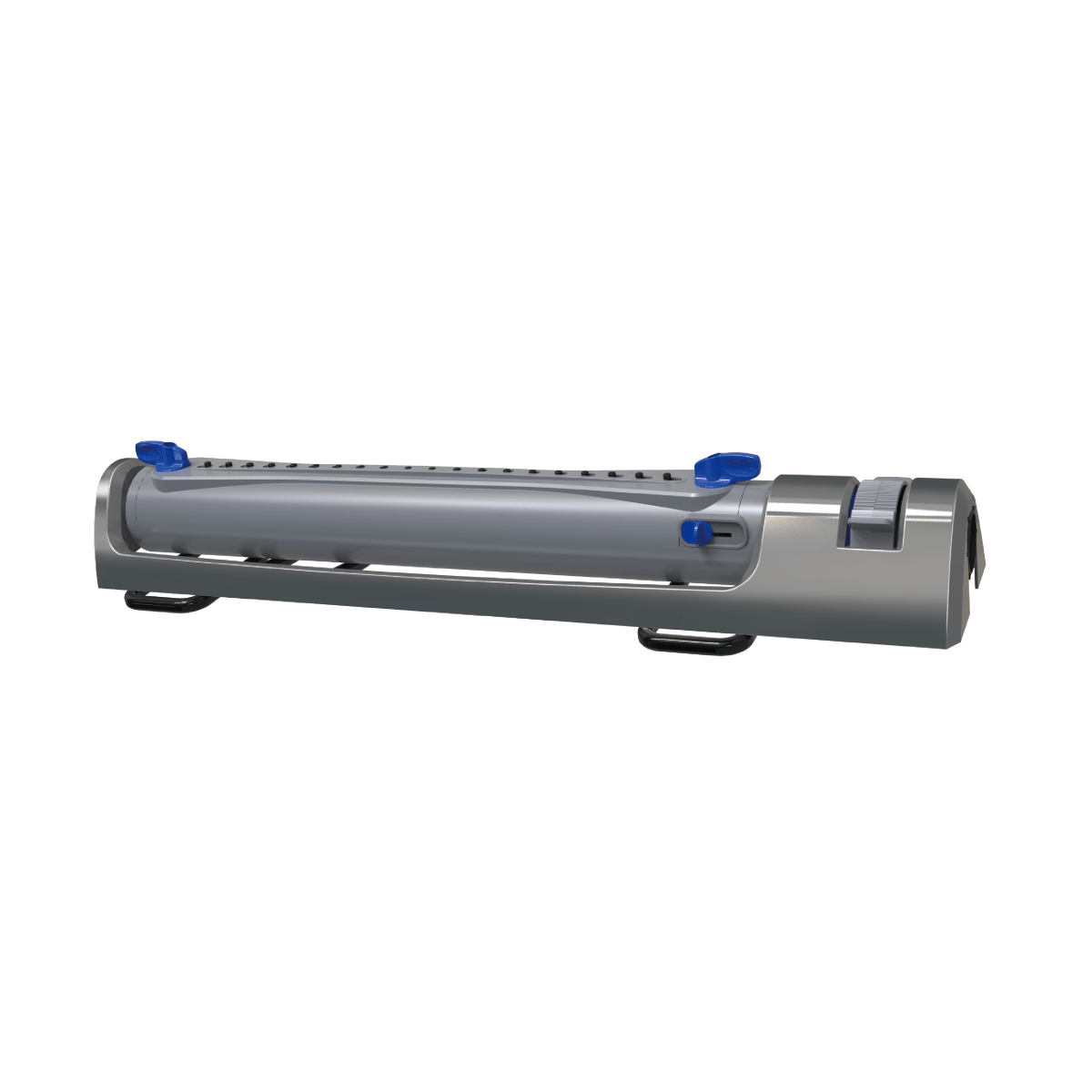 Arroseur oscillant confort avec cadre en métal galvanisé et base en mousse structurée en plastique pliée (YL20066)