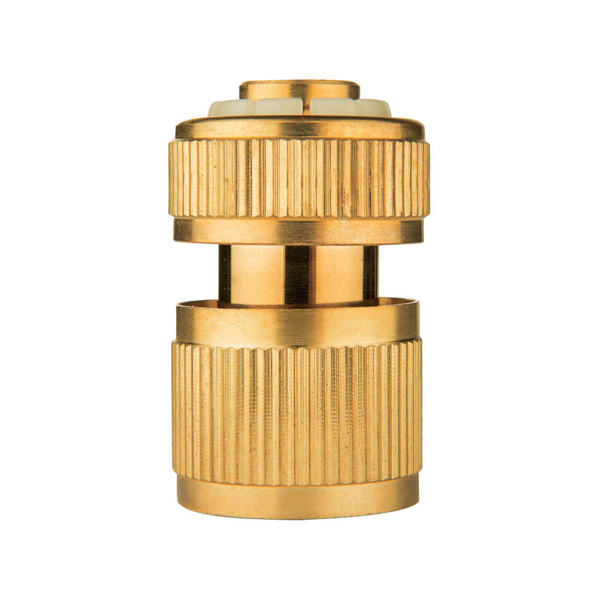 connecteur de tuyau d'arrêt d'eau en laiton de 1/2'' (YL27052)
