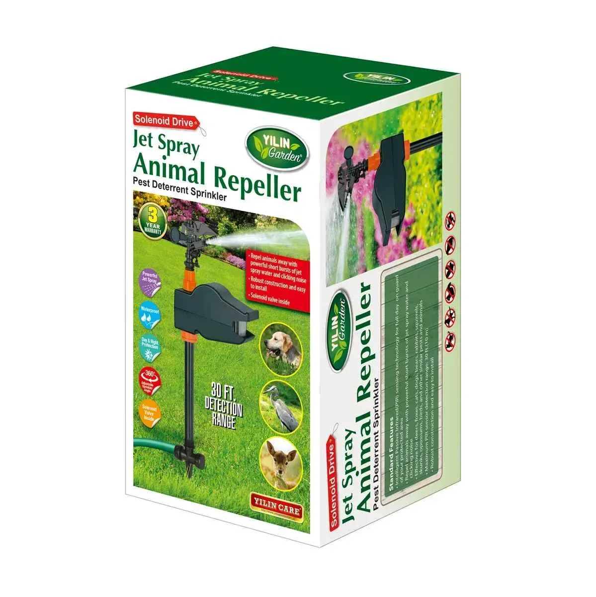 long range jet spray repeller
