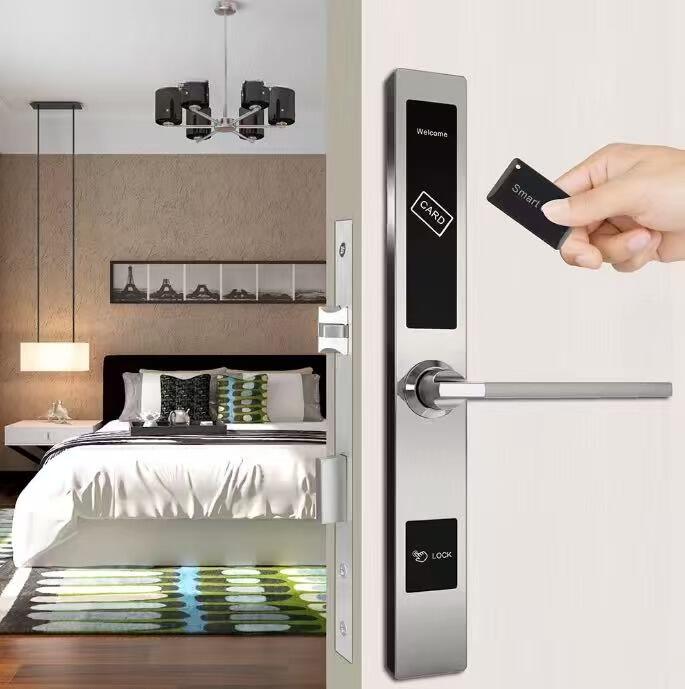 Nový design hotelových zámků ze nerezové oceli s inteligentním řídicím softwarem pro dveře hotelu