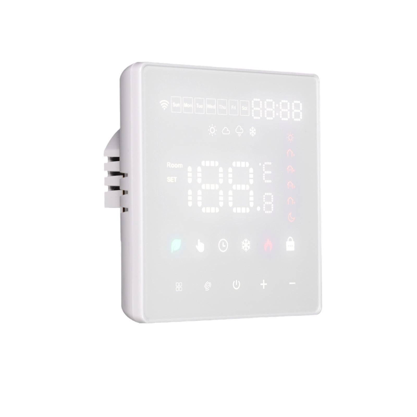 Chytrý domáci WiFi chytrý termostat, programovateľný regulátor teploty pre vodný kotol a elektrické kúrenie, kompatibilný s Alexa