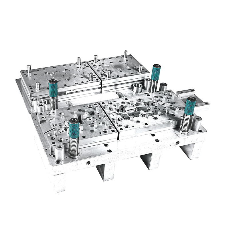 Precision stamping die for automotive connectors