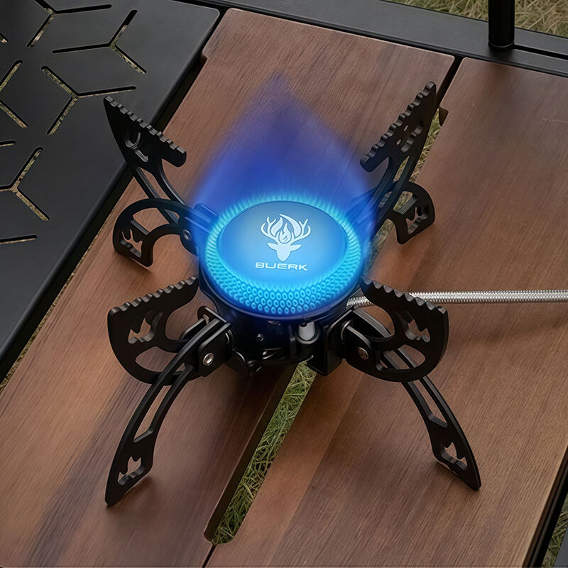Butterfly shaped outdoor stove burner