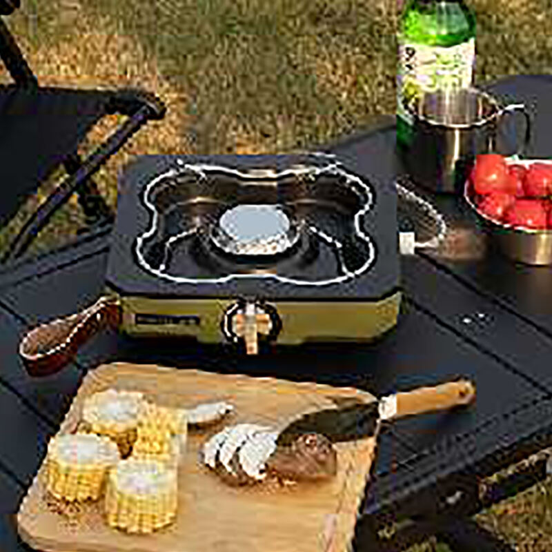 3200w 21.9by21.1by6.2cm portable modular seashell shaped outdoor stove