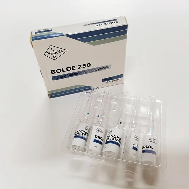 product custom brand logo packaging paper box and label for 10ml  injection vial strong glue sticker for glass bottle-2