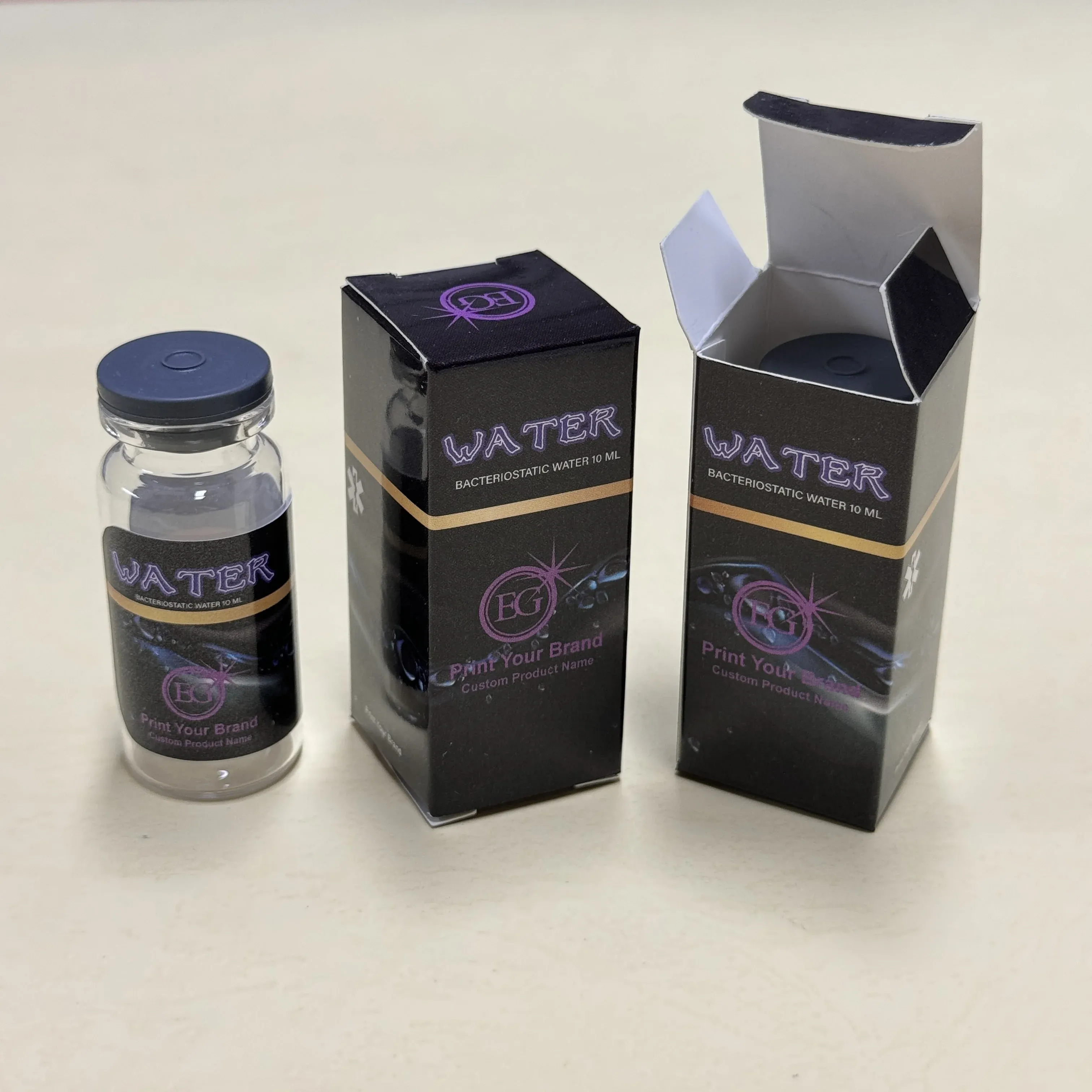 product custom brand injectable oil sticker labels and quick production paper boxes for 3ml 10ml vial sizes-2