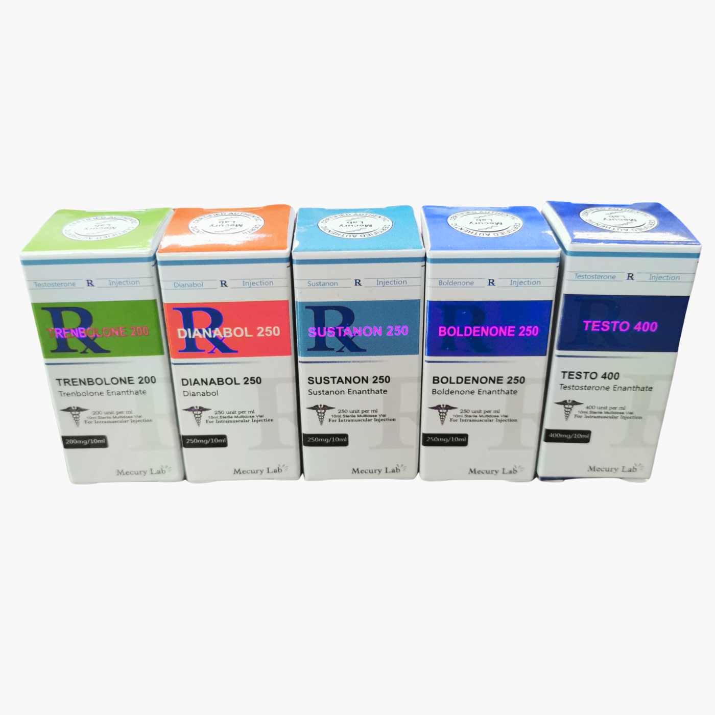 Free design custom printed holographic effect vial package labels boxes