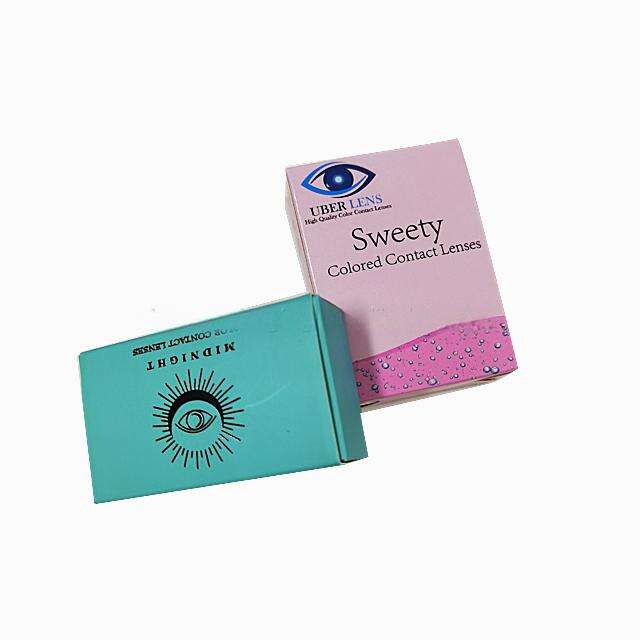 Eyeshare Printing Custom Practical Colored Contact Lens Packing Box Contact Lenses Packaging Box Color Contact Lens details