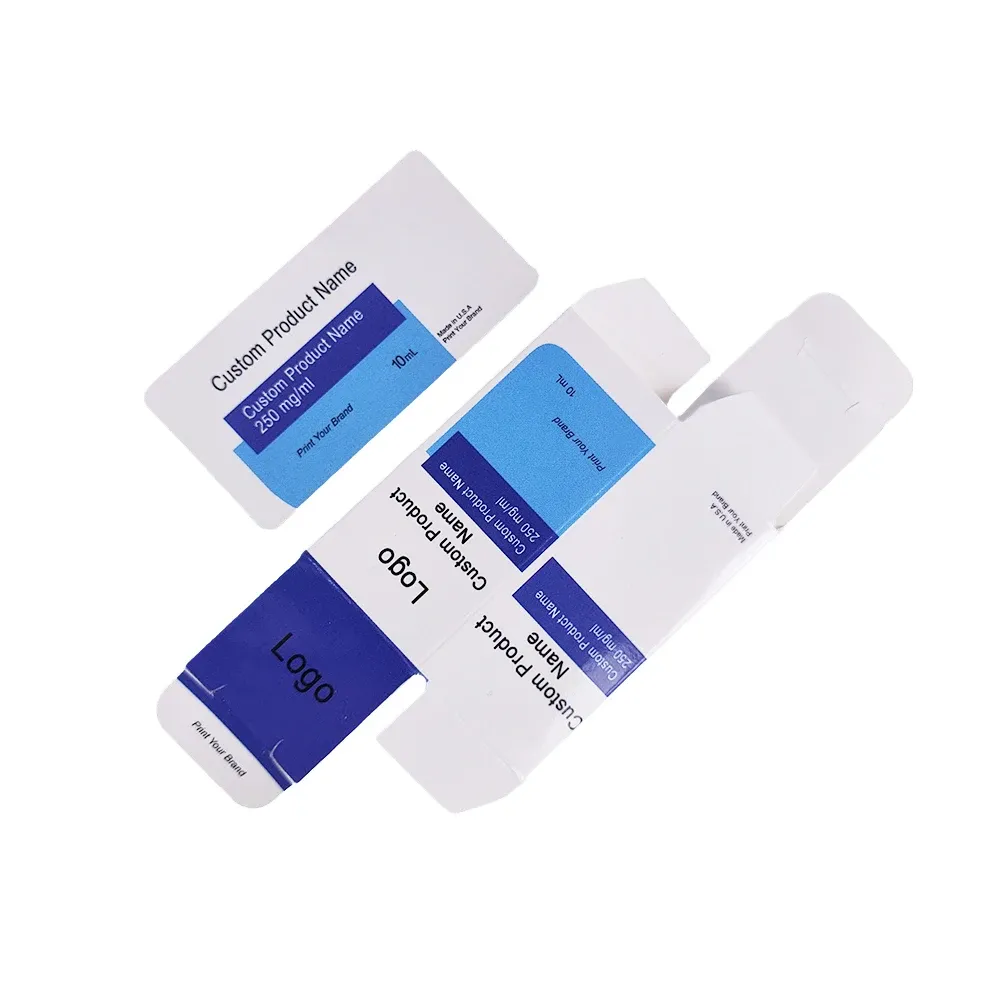 product recycled materials wholesale factory direct digital printing high quality recyclable custom 2ml  vial box packaging-2