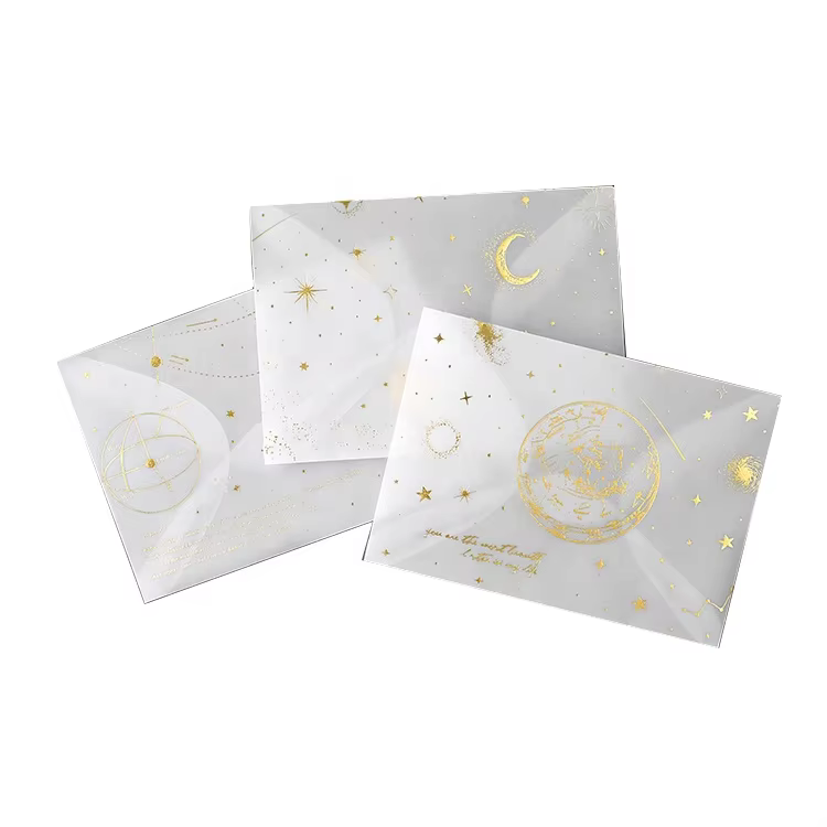 Wholesale Business Envelope Gold Foil Kraft with Pearl Paper Cardboard Paperboard Paper Coated Paper for Professional Use manufacture