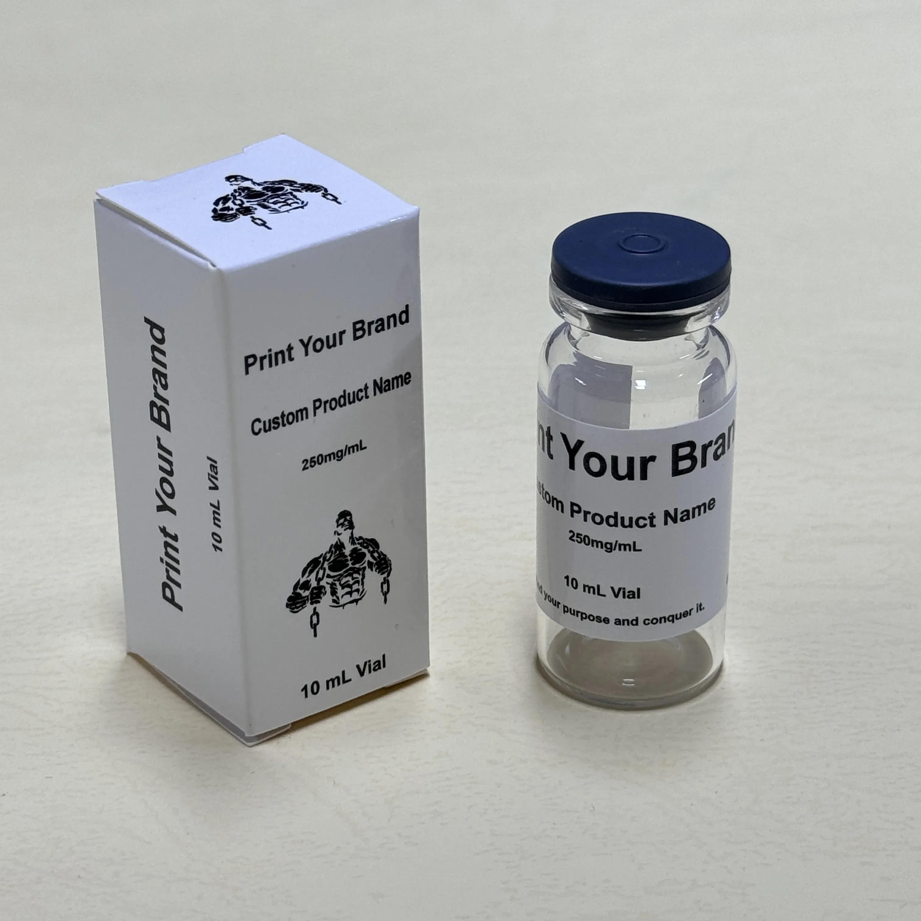 product custom brand injectable oil sticker labels and quick production paper boxes for 3ml 10ml vial sizes-1