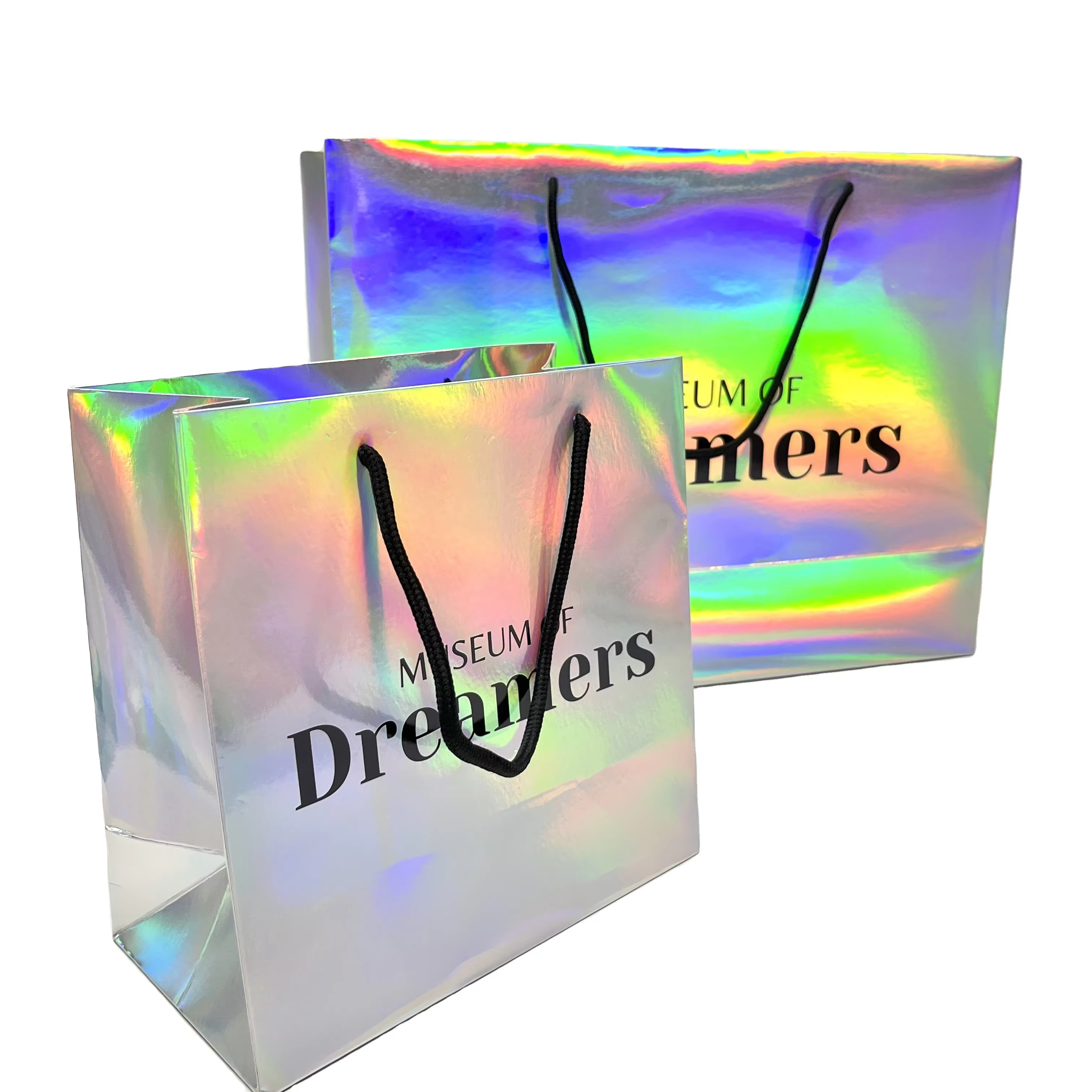 Custom Logo Printed Luxury Gift Paper Bag Jewelry White Cardboard Shopping Paper Bags for Clothing Shoes supplier