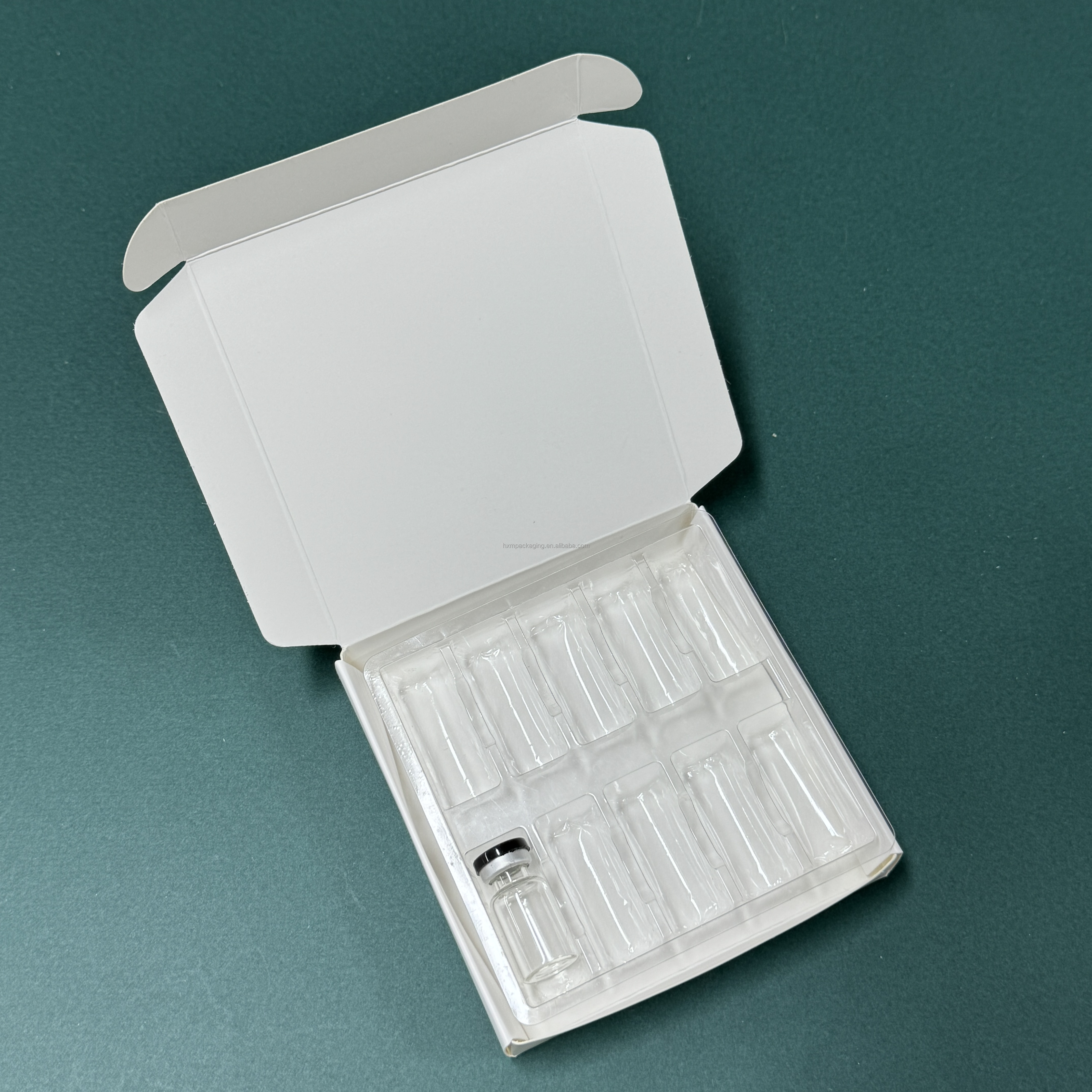 product custom printing black bacwater 10ml vial packaging label and box injecta bletest c testoe 250mg hologram box with label-2