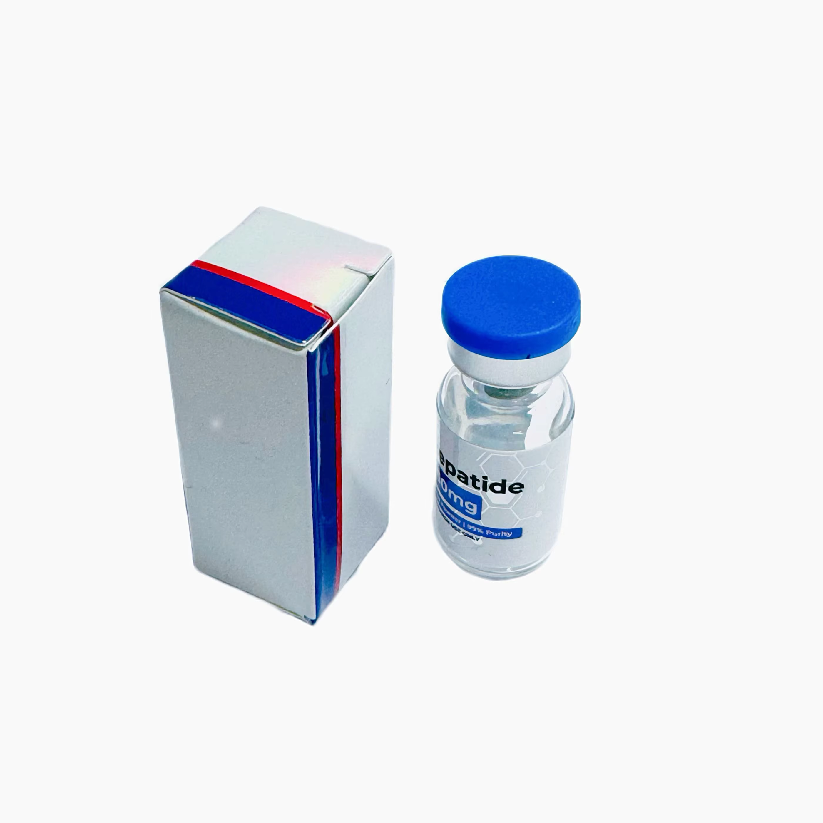 Peptide Vials Package Label 2ml 3ml 10ml Vial Label and Box