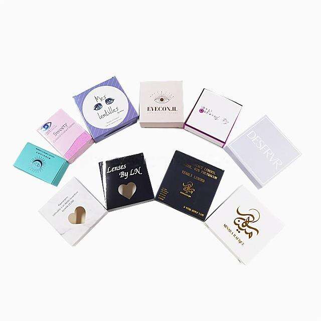 Eyeshare Printing Custom Practical Colored Contact Lens Packing Box Contact Lenses Packaging Box Color Contact Lens details