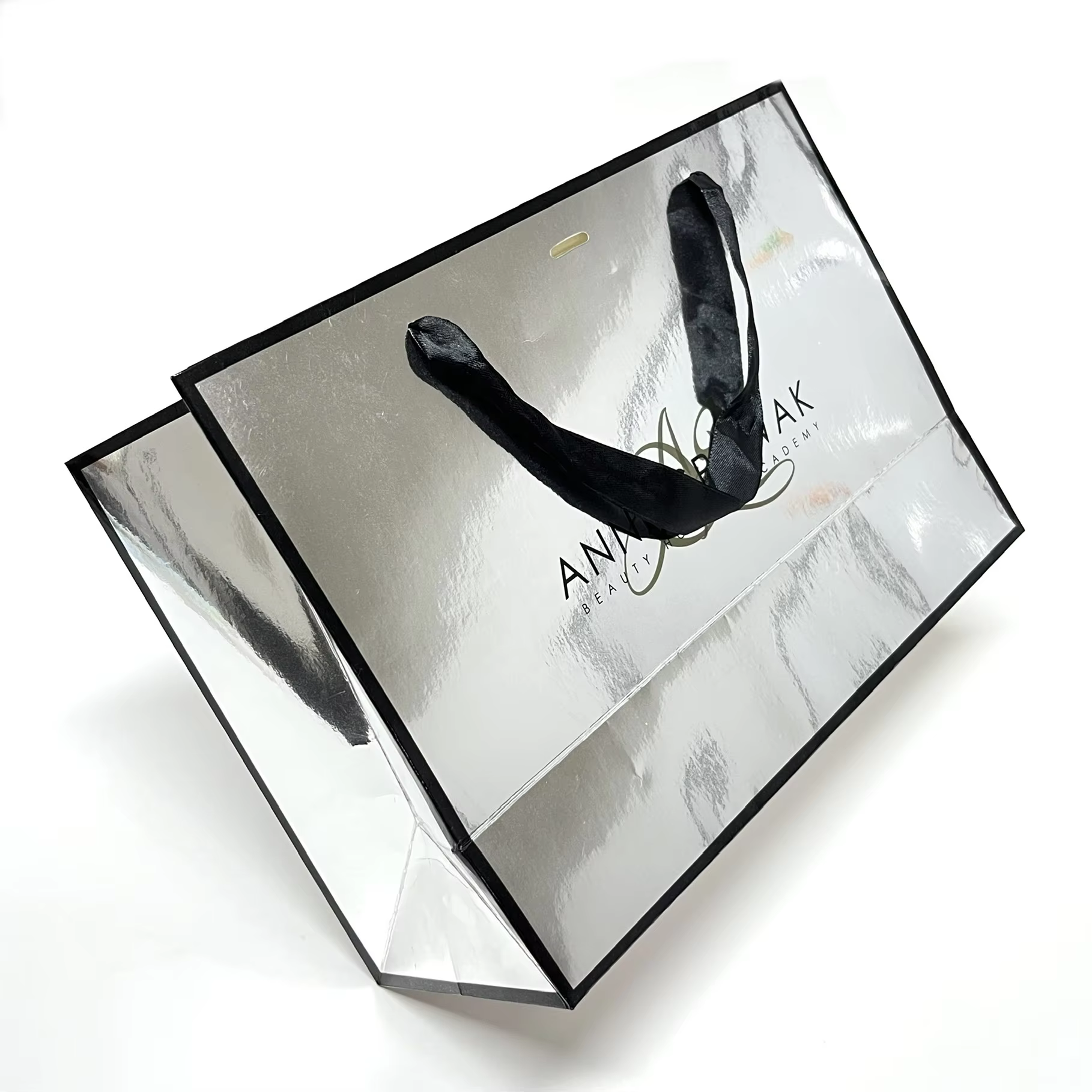 Custom Logo Printed Luxury Gift Paper Bag Jewelry White Cardboard Shopping Paper Bags for Clothing Shoes supplier