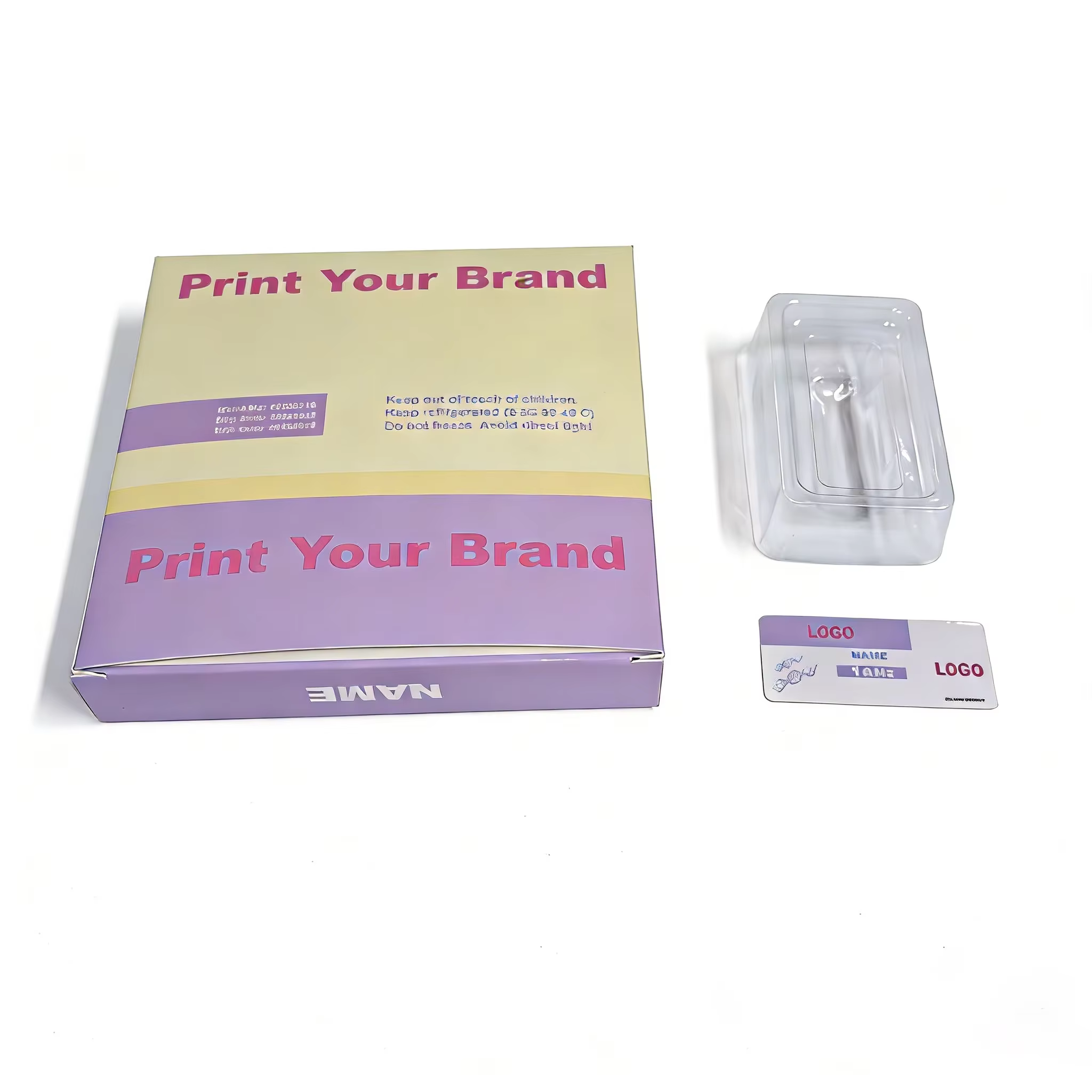 custom peptide vial packaging 2ml 3ml 10ml vial labels  boxes for pharmaceutical  health supplement products856-0