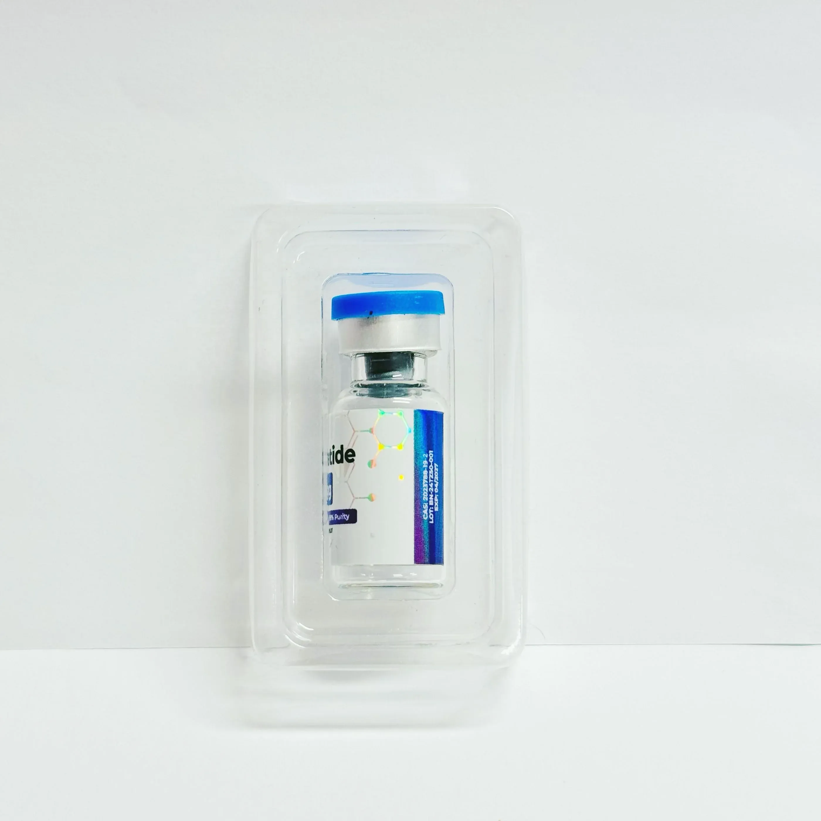 product customized box for peptide powders and cosmetics 3 ml 5 ml vial labels for small glass bottle packaging-2