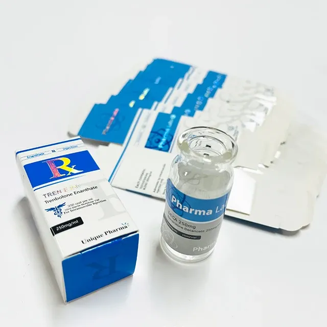 product custom brand logo packaging paper box and label for 10ml  injection vial strong glue sticker for glass bottle-1