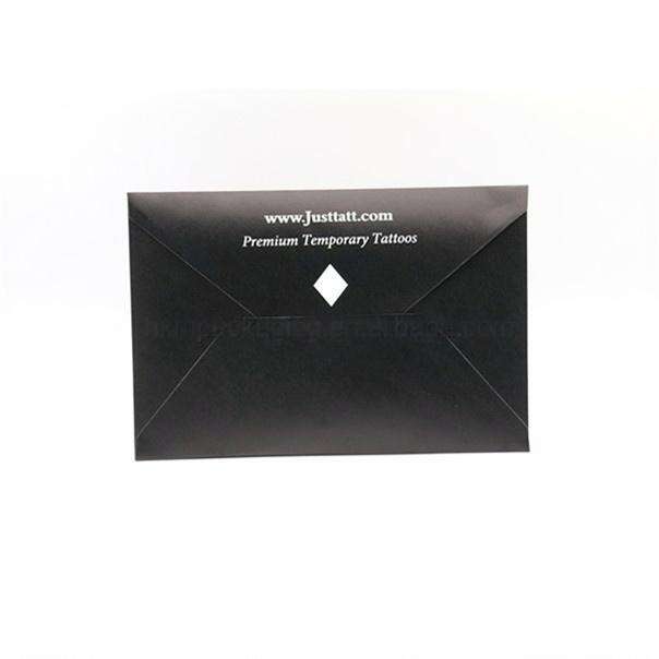Customize Brand Name Pocket Envelope Gift Envelope With Card Logo Sleeve Foil Finish Paper Wallet Envelopes details